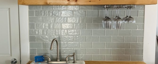 butcherblock in kitchen