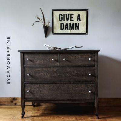 Restored antique drawer