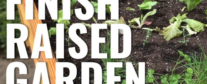 How to finish Cedar Raised Garden Beds using cedar garden