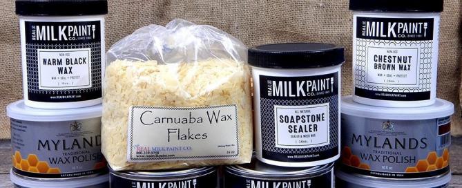 Collection of Waxes from Real Milk Paint