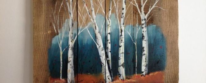Painting wood art