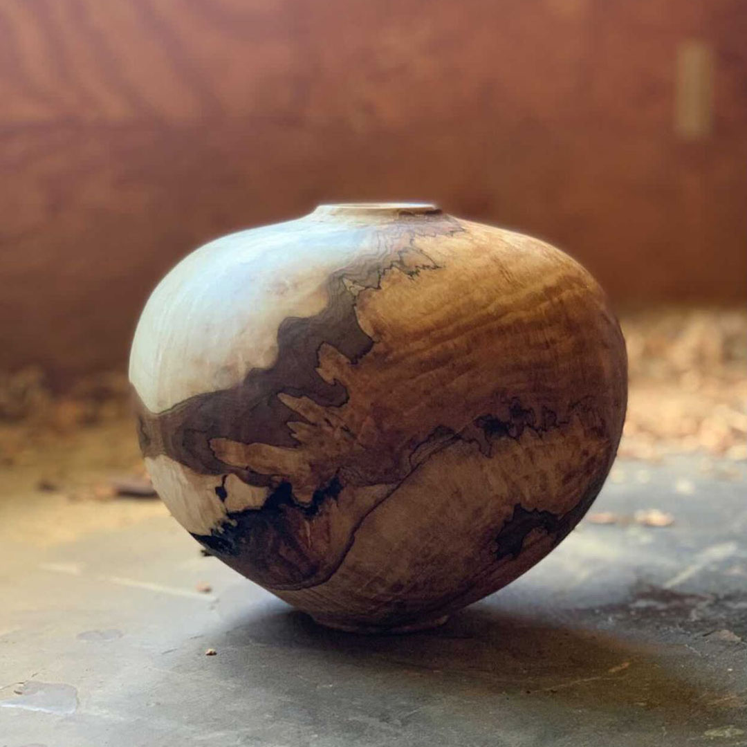wooden vase woodturning vase